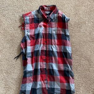 Eddie Bauer Sleeveless Flannel